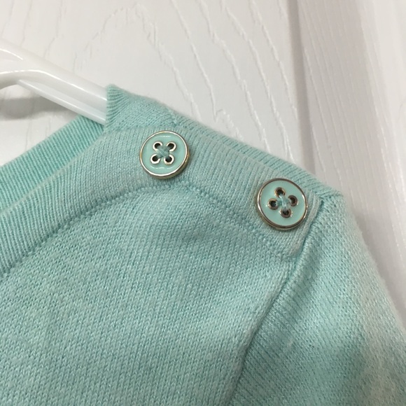 Teal/Green 3/4 Sleeve Sweater - Picture 5 of 5